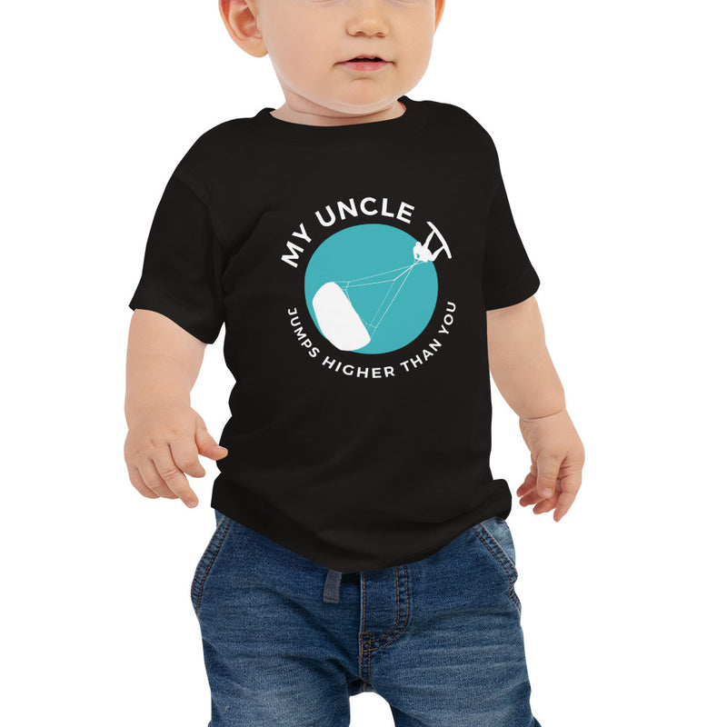 My Uncle Jumps Higher than You | Short Sleeve Baby Tee